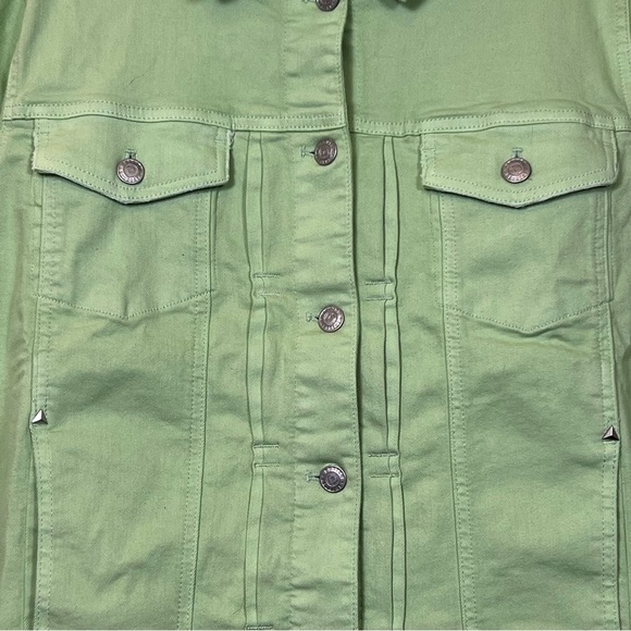 Canyon Retreat Women’s Green Denim Jacket Size XL - Picture 4 of 12